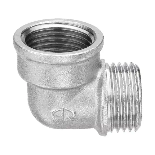 Угольник переходник ВР-НР никель 1"x3/4" Aqualink - almatherm.kz