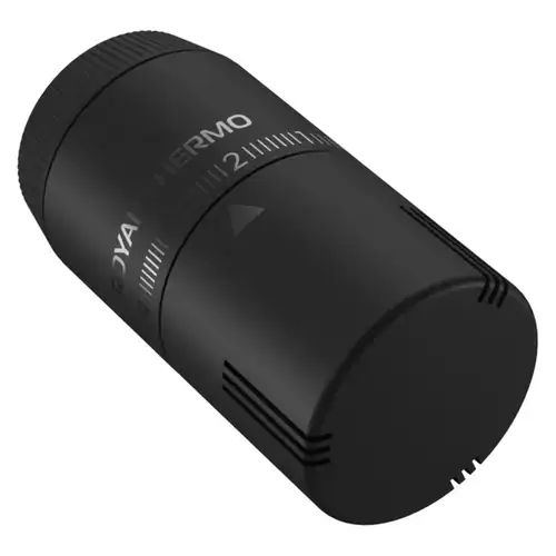 Термоголовка жидкостная Design М30х1,5 (черный soft touch) Royal Thermo - almatherm.kz