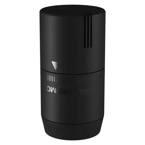 Термоголовка жидкостная Design М30х1,5 (черный soft touch) Royal Thermo - almatherm.kz