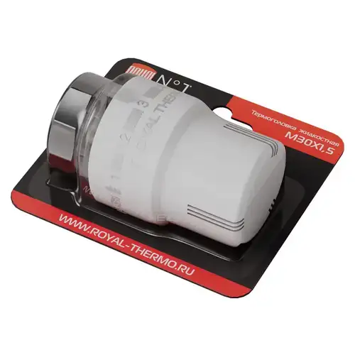 Royal Thermo M30x1,5 сұйық термиялық бас (ақ) - almatherm.kz