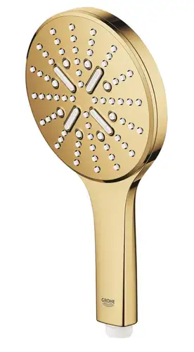 Душевая лейка 3 режима холодный рассвет глянец круг Grohe Rainshower SmartActive 130 26574GL0 - almatherm.kz