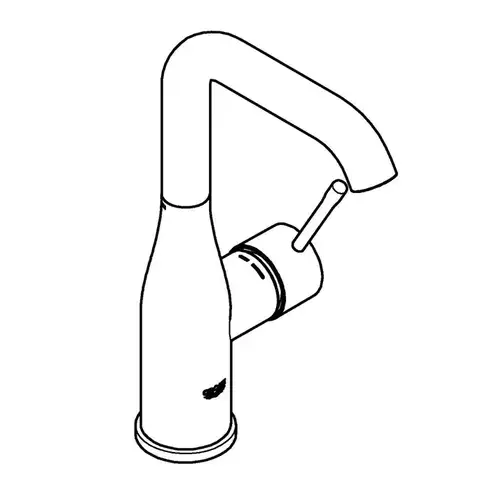 Смеситель раковины размер L Grohe Essence+ 23541001 - almatherm.kz