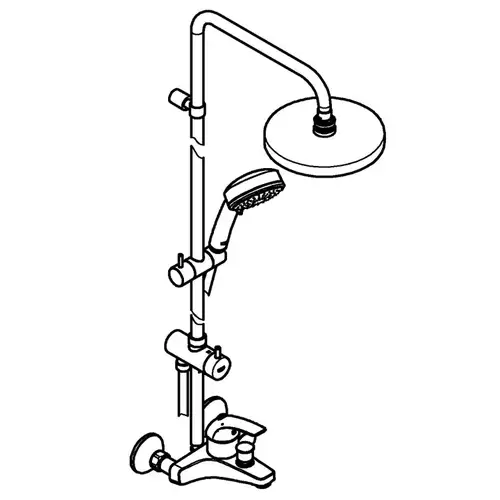 Душевая система Grohe Tempesta Cosmopolitan 200 26305001 - almatherm.kz