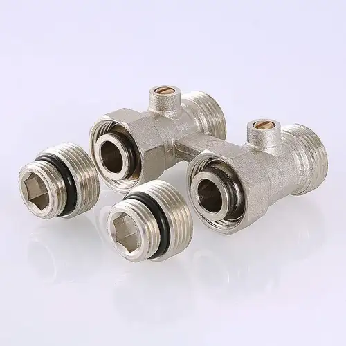 Узел нижнего подключения радиатора прямой 1/2"x3/4" Valtec - almatherm.kz
