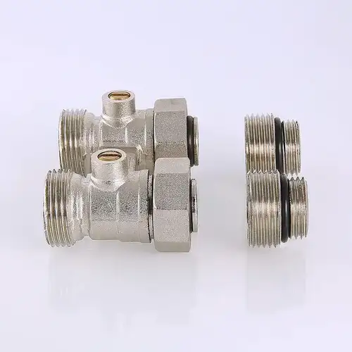 Узел нижнего подключения радиатора прямой 1/2"x3/4" Valtec - almatherm.kz