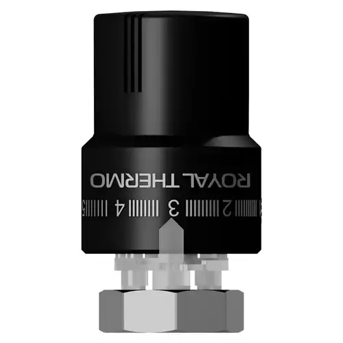Royal Thermo M30x1,5 сұйық термиялық бас (қара) - almatherm.kz
