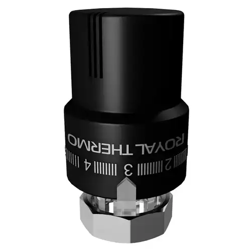 Royal Thermo M30x1,5 сұйық термиялық бас (қара) - almatherm.kz