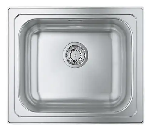 Мойка врезная прямоугольная 533x457 стальная Grohe K200 31719SD0 - almatherm.kz