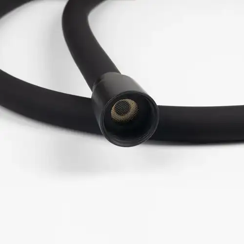 Душевой шланг 1.2 м силиконовый черный матовый Iddis Optima OPH12BLi19 - almatherm.kz