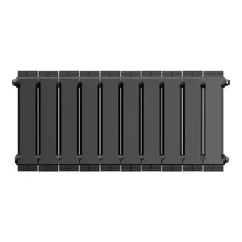 Радиатор биметаллический 300x100 (10 секций) PianoForte Noir Sable Royal Thermo - almatherm.kz