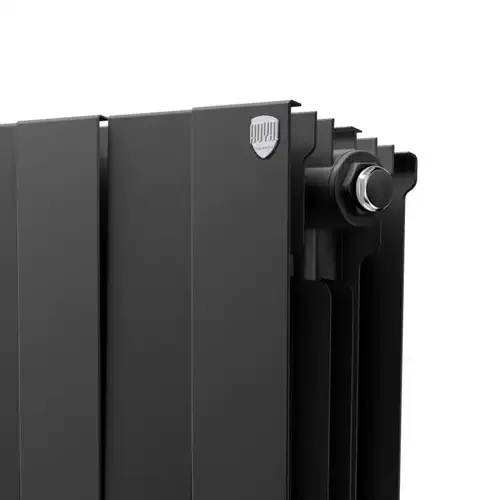 Радиатор биметаллический 300x100 (10 секций) PianoForte Noir Sable Royal Thermo - almatherm.kz