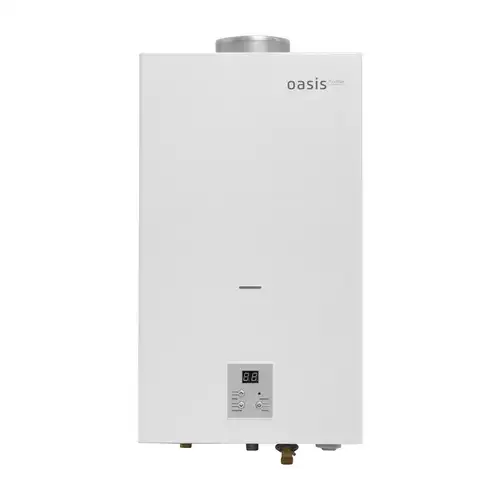 Водонагреватель газовый проточный 24 кВт Oasis Home MW-12 - almatherm.kz