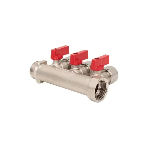Өшіру клапаны бар коллектор 4 розетка 3/4" 16 Aqualink - almatherm.kz