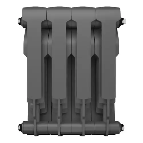 Радиатор биметаллический 350x80 (4 секции) BiLiner Silver Satin Royal Thermo - almatherm.kz