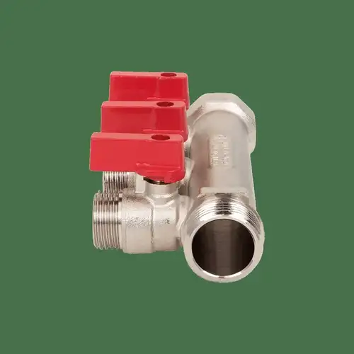 Коллектор НР с краном 4 выхода 3/4"x1/2" Aqualink - almatherm.kz