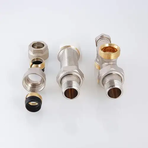 Узел нижнего подключения радиатора регулирующий 1/2"x100%x3/4" Valtec - almatherm.kz