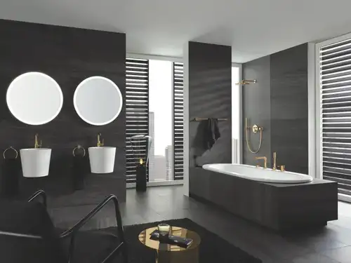 Смеситель раковины холодный рассвет размер L с донным клапаном Grohe Essence 24174GL1 - almatherm.kz
