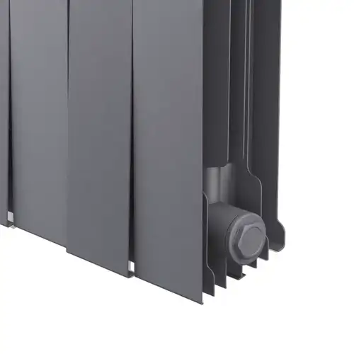 Радиатор биметаллический 500x100 (10 секций) PianoForte Silver Satin Royal Thermo - almatherm.kz