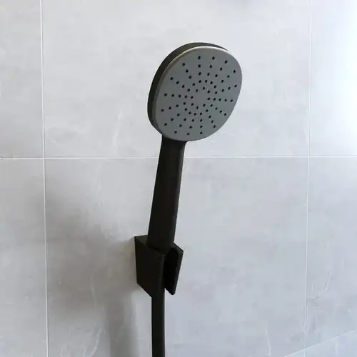 Душевая лейка 1 режим круглый черный Iddis Optima OPH1FB9i18 - almatherm.kz