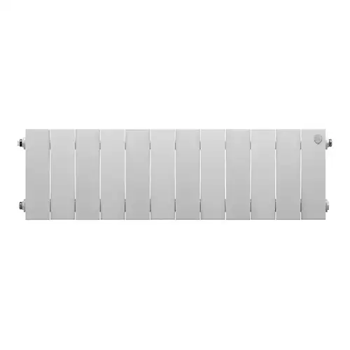 Радиатор биметаллический 200x100 (12 секций) PianoForte Bianco Traffico Royal Thermo - almatherm.kz