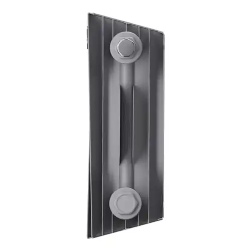 Радиатор биметаллический 200x100 (12 секций) PianoForte Silver Satin Royal Thermo - almatherm.kz