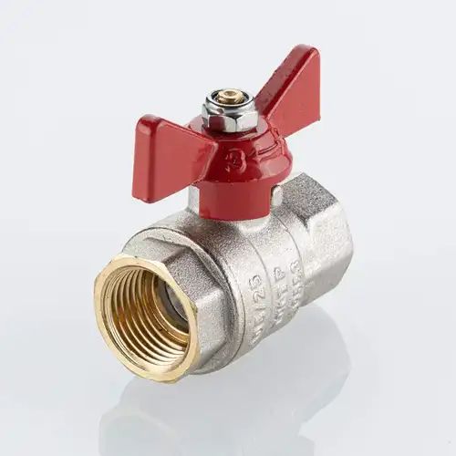 Кран шаровой ВР-ВР 1/2" с бабочкой полнопроходной ГОСТ Valtec - almatherm.kz