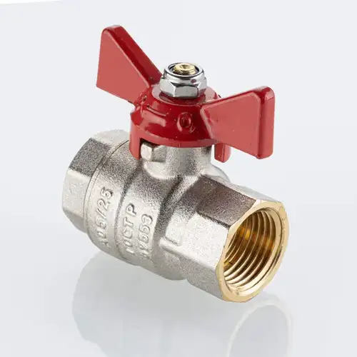 Кран шаровой ВР-ВР 1/2" с бабочкой полнопроходной ГОСТ Valtec - almatherm.kz