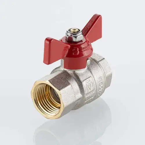 Кран шаровой ВР-ВР 1/2" с бабочкой полнопроходной ГОСТ Valtec - almatherm.kz