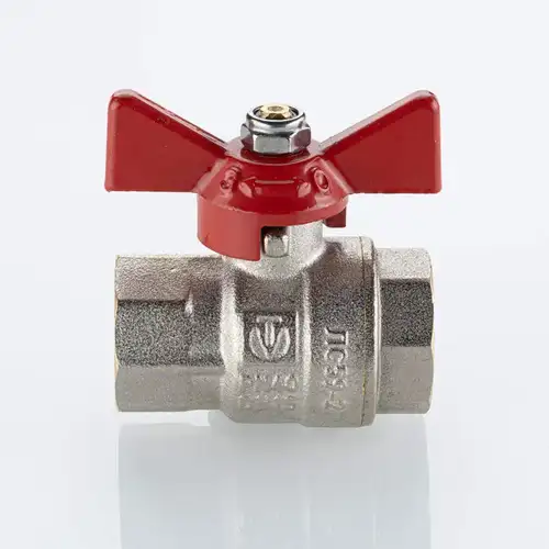 Кран шаровой ВР-ВР 1/2" с бабочкой полнопроходной ГОСТ Valtec - almatherm.kz
