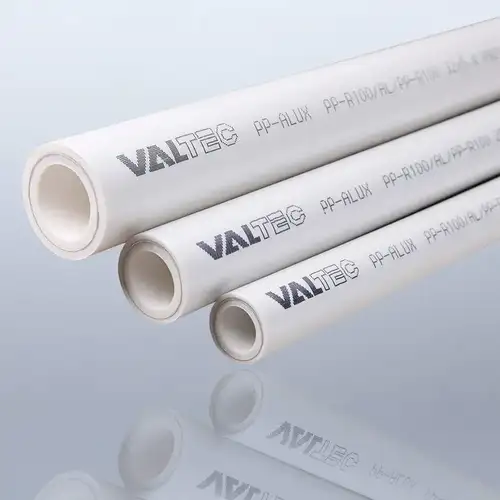 Труба ППР с внутренней армировкой PN25 белый 25 Valtec - almatherm.kz