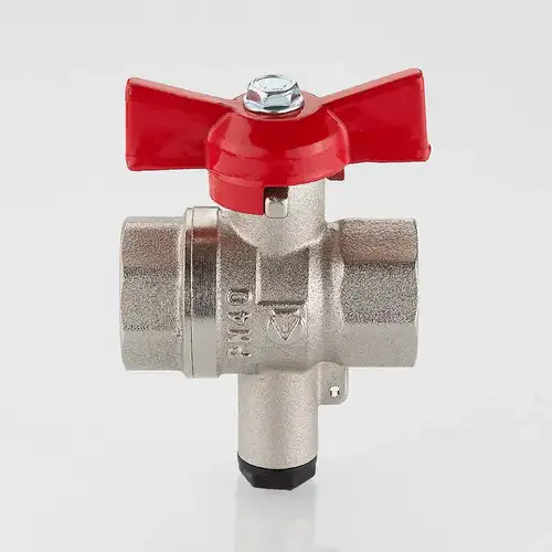Кран шаровой для подключения датчика температуры ВР-ВР 1/2" ГОСТ Valtec - almatherm.kz