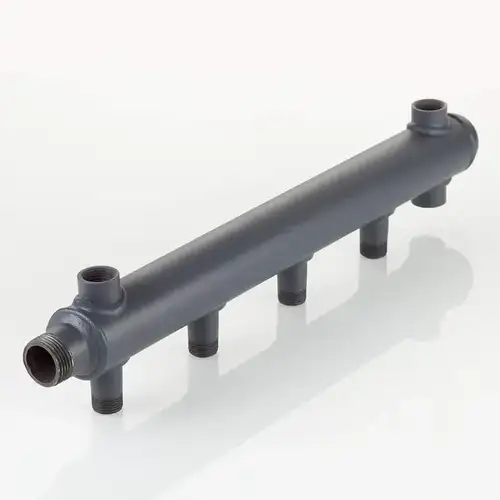 Коллектор стальной 3 выхода 1"х1/2" DN40 НР Valtec - almatherm.kz