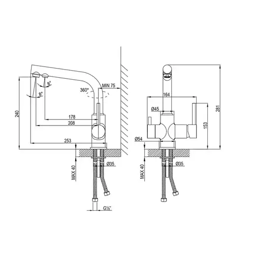 Смеситель кухни под фильтр Lemark Comfort LM3061C - almatherm.kz