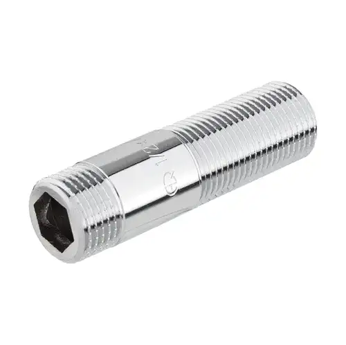 Сгон прямой НР никель 1/2"х100 мм Aqualink - almatherm.kz
