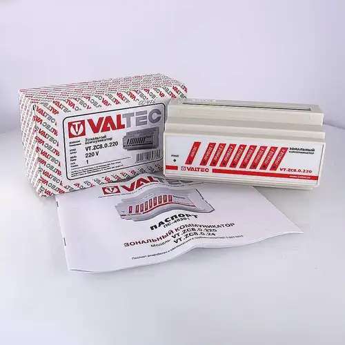 Зональный коммуникатор 8 каналов 24В Valtec - almatherm.kz