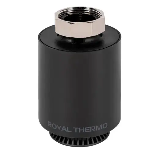 Термоголовка электронная черная Royal Thermo Smart Heat - almatherm.kz