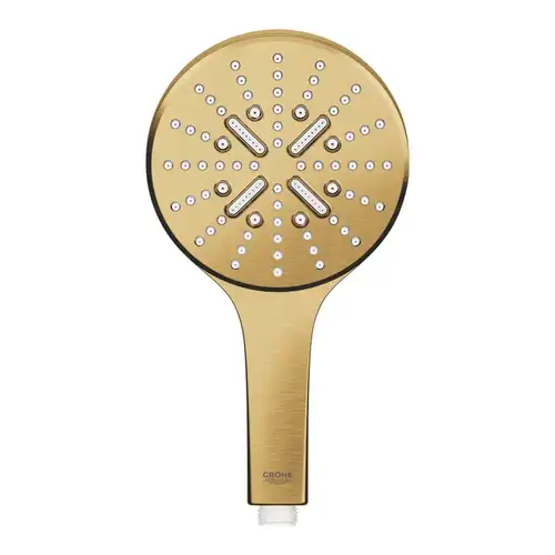 Душевая лейка 3 режима холодный рассвет матовый круг Grohe Rainshower SmartActive 130 26574GN0 - almatherm.kz