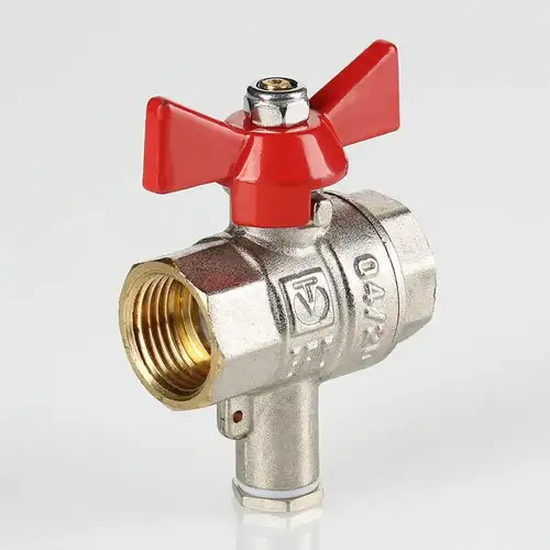 Кран шаровой для термометра ВР-ВР 1/2"х1/2" Valtec - almatherm.kz