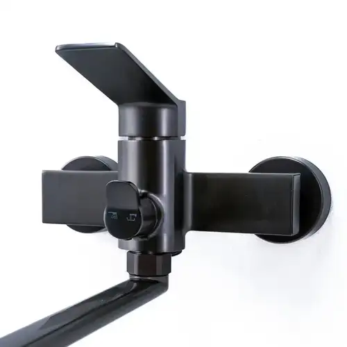 Смеситель ванны черный Divic DV 26-7-PD-AB - almatherm.kz