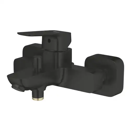 Смеситель ванны короткий излив черный матовый Grohe Cubeo 1018132430 - almatherm.kz