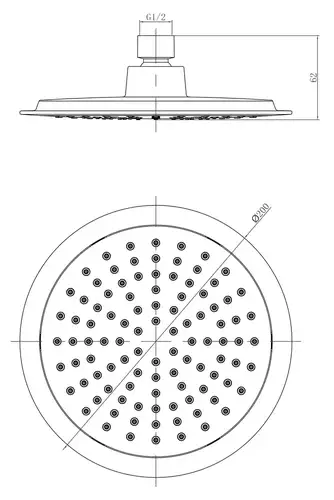 Душевая лейка Lemark LM8033C - almatherm.kz
