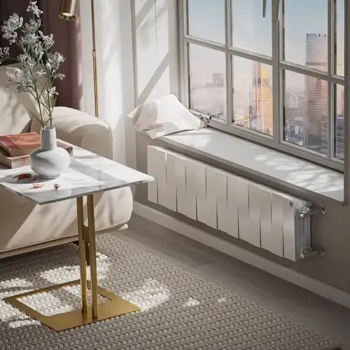 Радиатор биметаллический 200x100 (14 секций) PianoForte Bianco Traffico Royal Thermo - almatherm.kz