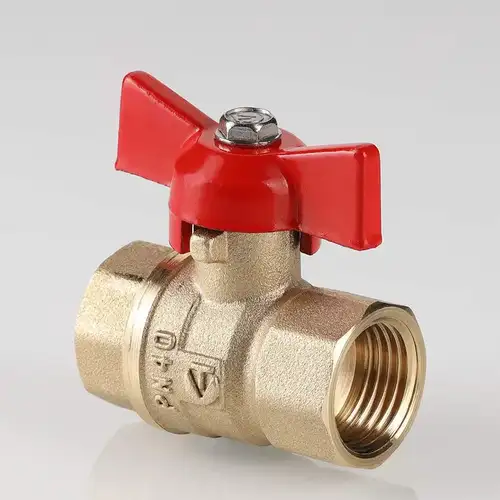 Кран шаровой ВР-ВР 3/4" с бабочкой Стандарт Valtec - almatherm.kz