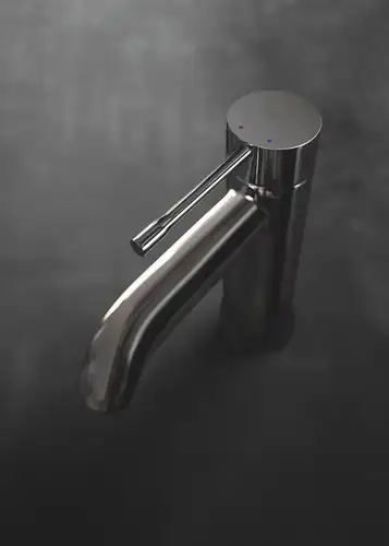 Смеситель раковины темный графит Grohe Essence New 23589A01 - almatherm.kz