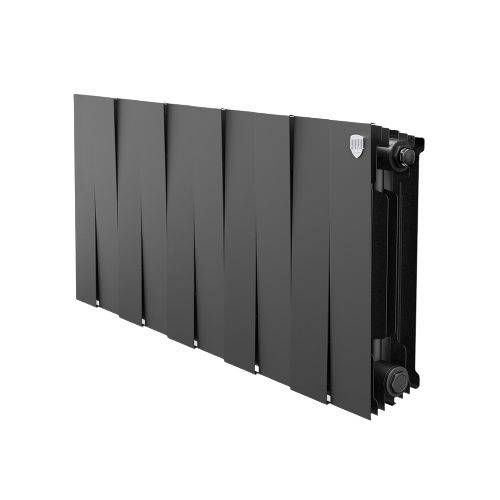 Радиатор биметалический  (1 секц.) 300 PianoForte черный Royal Thermo - almatherm.kz