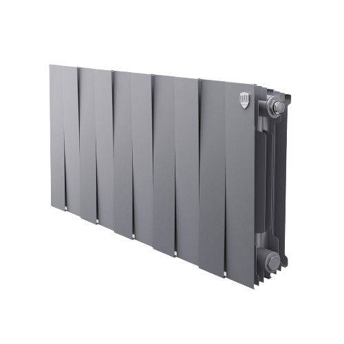 Радиатор биметалический  (1 секц.) 300 PianoForte серый Royal Thermo - almatherm.kz