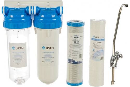 Система очистки воды FS-2 WFU двухступенчатая Ustm - almatherm.kz