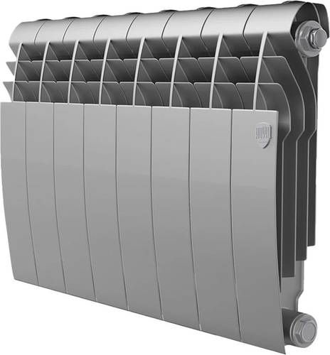 Радиатор биметаллический 350x80 (1 секция) BiLiner Silver Satin Royal Thermo Радиатор биметаллический 350x80 (1 секция) BiLiner Silver Satin Royal Thermo - almatherm.kz