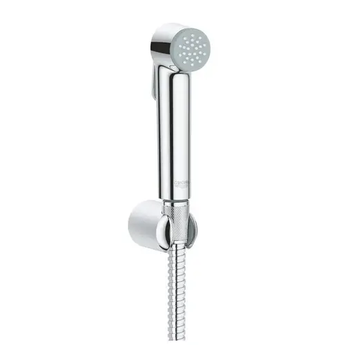 Лейка гигиеническая с кронштейном металлический шланг Grohe Tempesta-F 26354000 Лейка гигиеническая с кронштейном металлический шланг Grohe Tempesta-F 26354000 - almatherm.kz