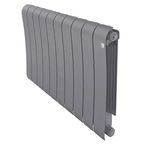 Радиатор биметаллический 500x90 (1 секция) Infinity Silver Satin Royal Thermo Радиатор биметаллический 500x90 (1 секция) Infinity Silver Satin Royal Thermo - almatherm.kz